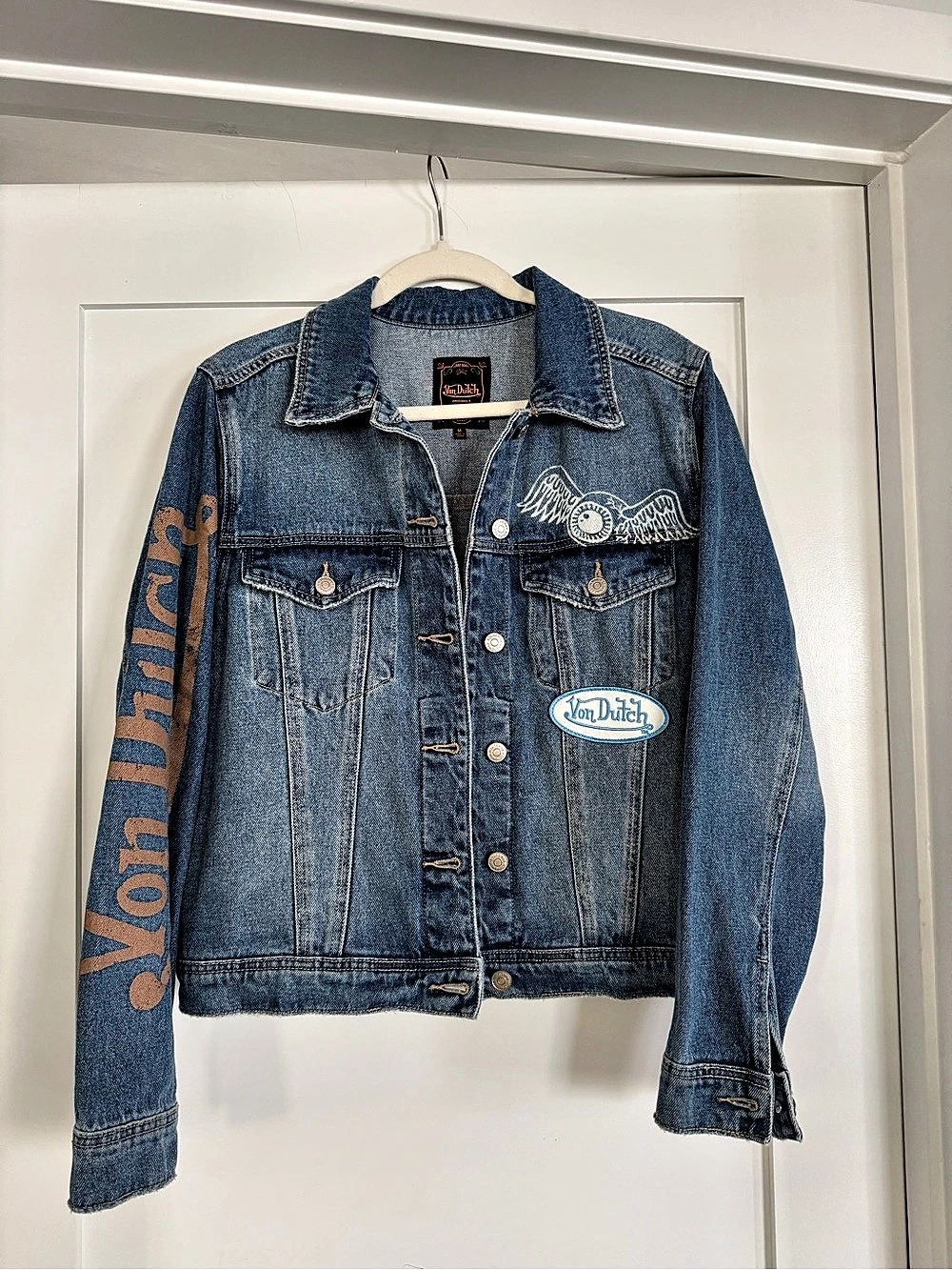 Von Dutch Embroidered Denim Jacket
